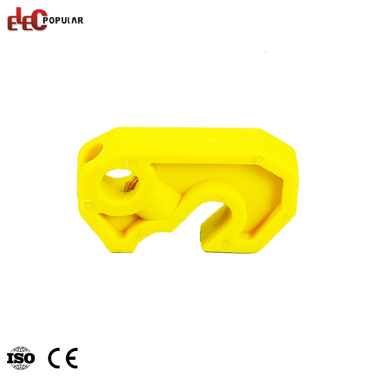 Bloqueio de mini disjuntor universal de segurança de plástico durável amarelo